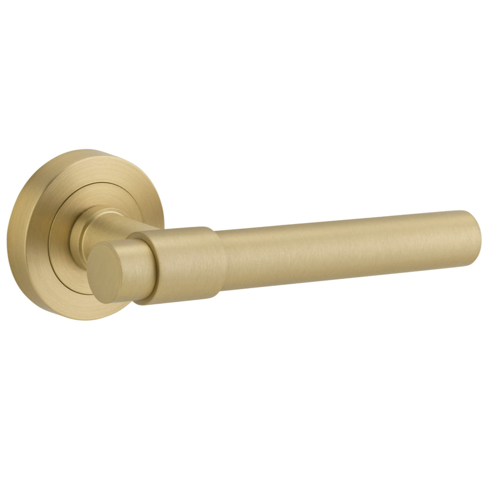 Tradco & Iver Door Handles on Rose Style Finish Design Pty Ltd