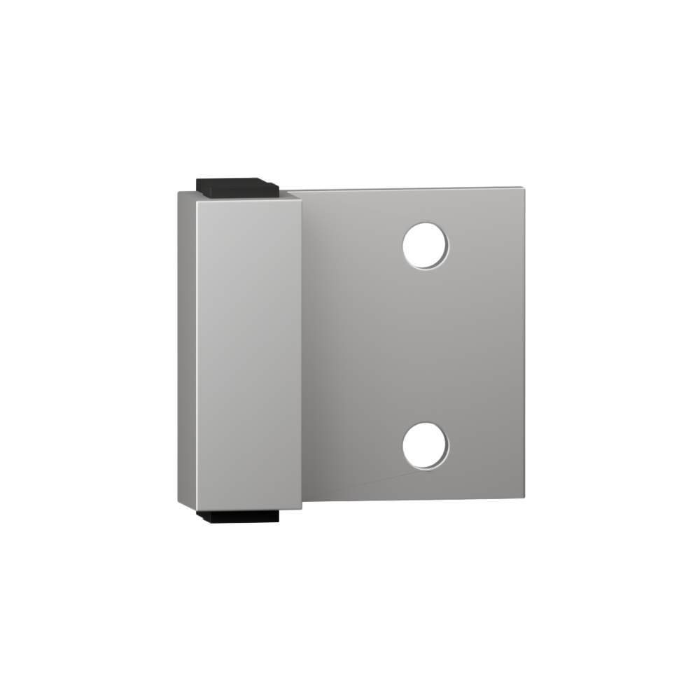 101 Bumper ? Non Concealed - With Bolt-Through Fixings in Satin Chrome
