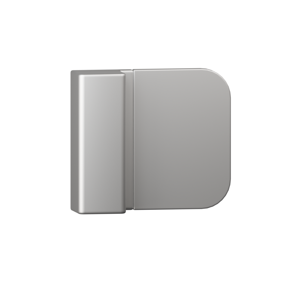 Metlam 101 Door Bumper with concealed fix, showing durable rubber bumper attached to a door frame for protection.