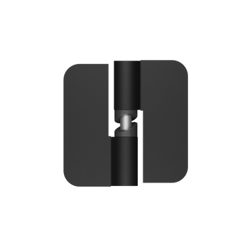 106C Gravity Hinge (Each) ? Concealed - With Screw Fixings in Designer Black