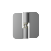 106C Gravity Hinge Screw Fix (Each) ? Concealed - With Screw Fixings in Satin Chrome