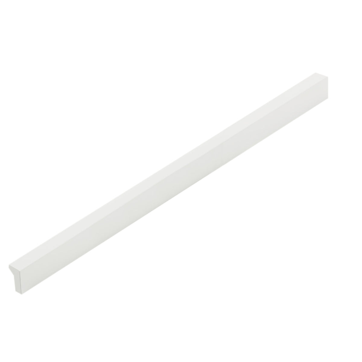 ANGLE PULL HANDLE 480MM MATT WHITE in Matt White