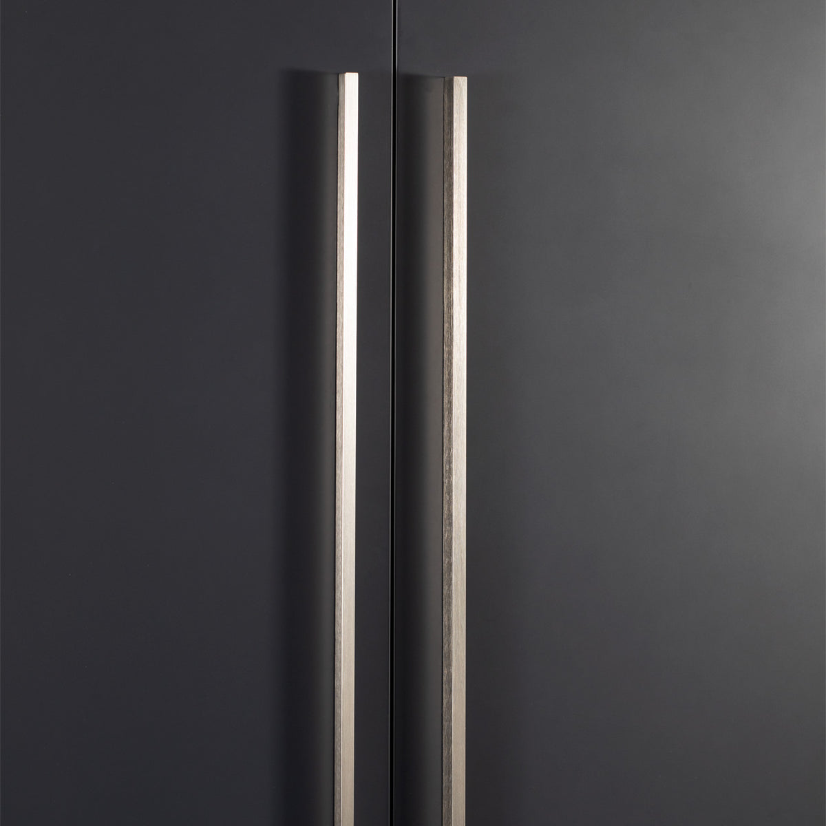 ANGLE PULL HANDLE 640MM DULL BRUSHED NICKEL in Dull Brushed Nickel
