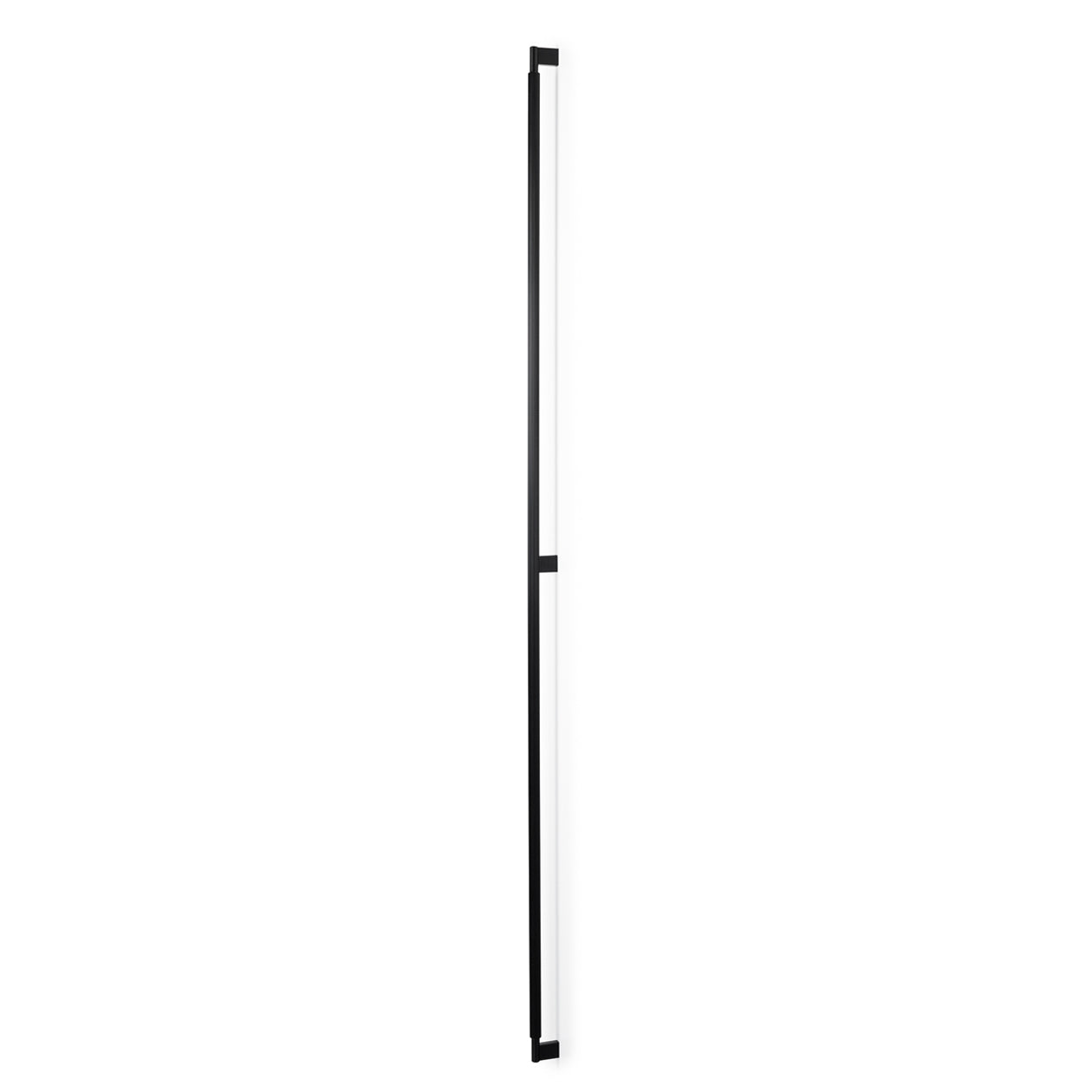 Momo ARPA D cabinet pull handle in matte black finish, featuring a sleek modern design for kitchen or furniture drawers.