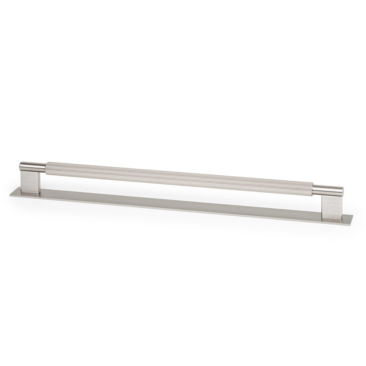 ARPA D HANDLE AND BACKPLATE 320MM DULL BRUSHED NICKEL in Dull Brushed Nickel