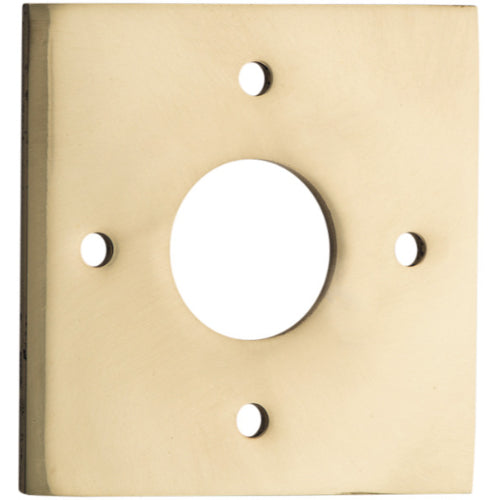 Adaptor Plate (Pair) Square Rose Polished Brass H60xW60mm in Polished Brass