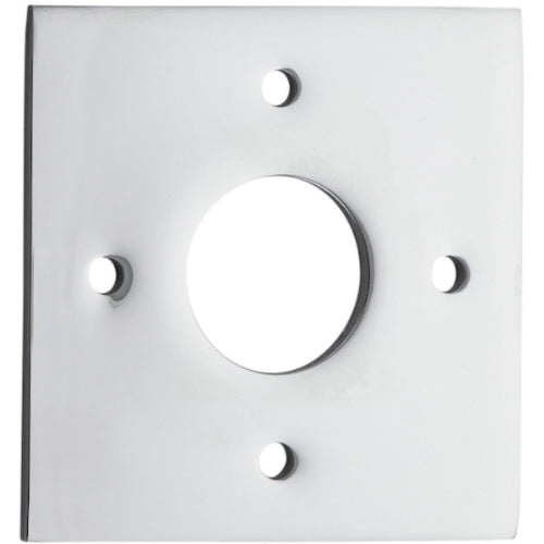 Adaptor Plate (Pair) Square Rose Polished Chrome H60xW60mm in Polished Chrome