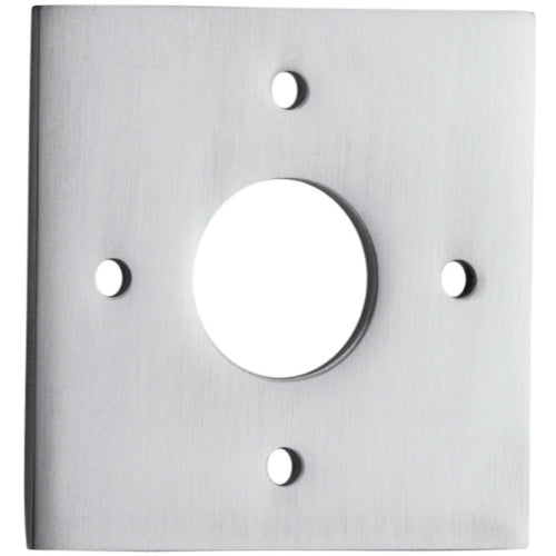 Adaptor Plate (Pair) Square Rose Brushed Chrome H60xW60mm in Brushed Chrome