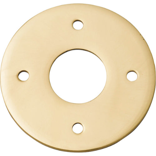Adaptor Plate (Pair) Round Rose Polished Brass D60mm in Polished Brass