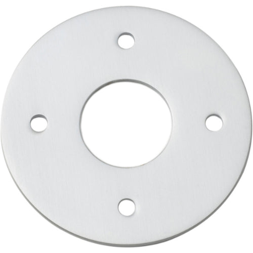 Adaptor Plate (Pair) Round Rose Brushed Chrome D60mm in Brushed Chrome