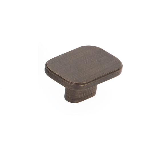 ASPEN SOLID BRASS KNOB BRONZE in Bronze
