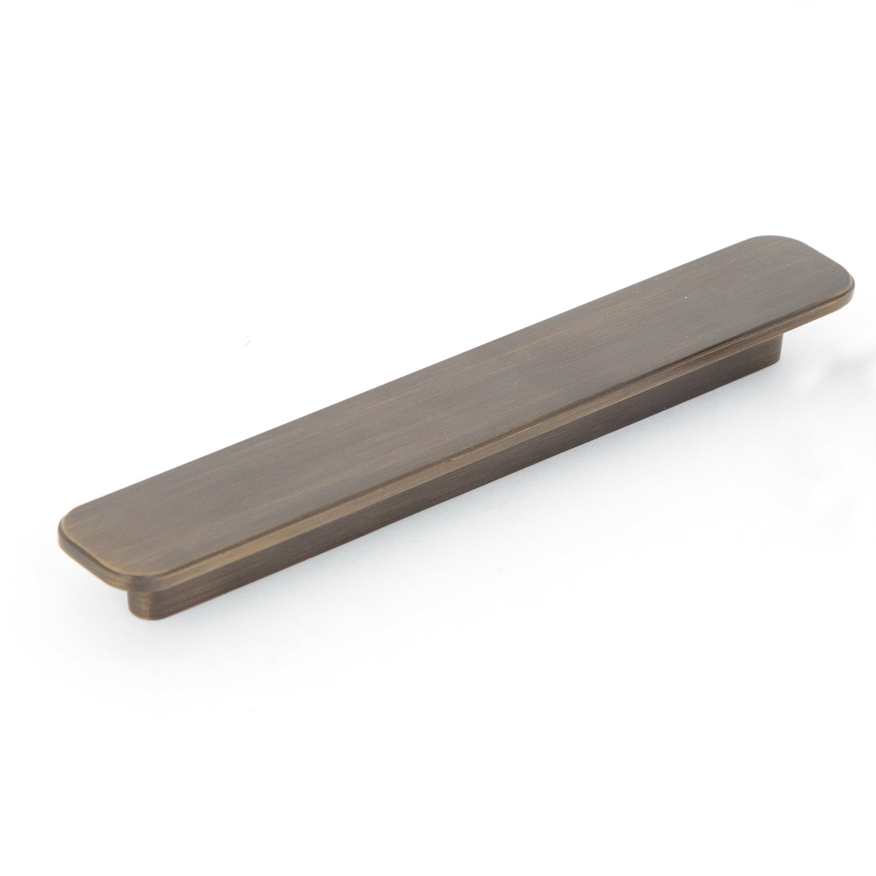 Momo ASPEN cabinet pull handle in brushed nickel finish, featuring a sleek and modern design for kitchen or furniture drawers.
