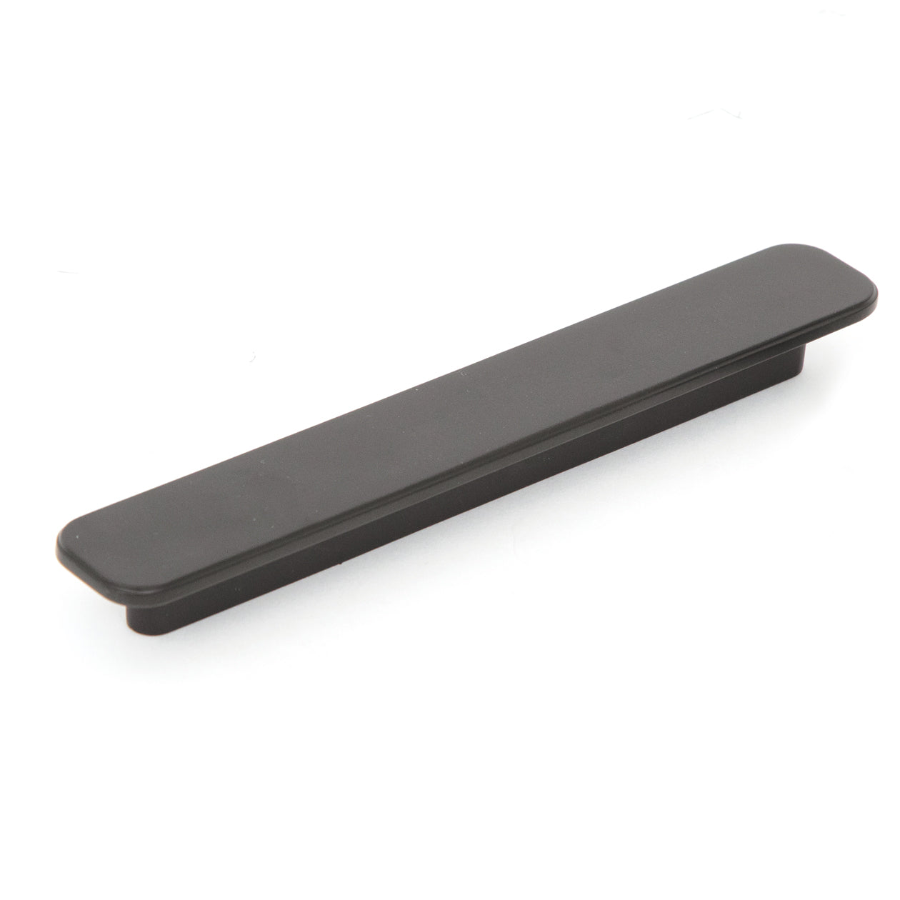 Momo Aspen cabinet pull handle in matte black finish, featuring a sleek, modern design for furniture drawers and cabinets.