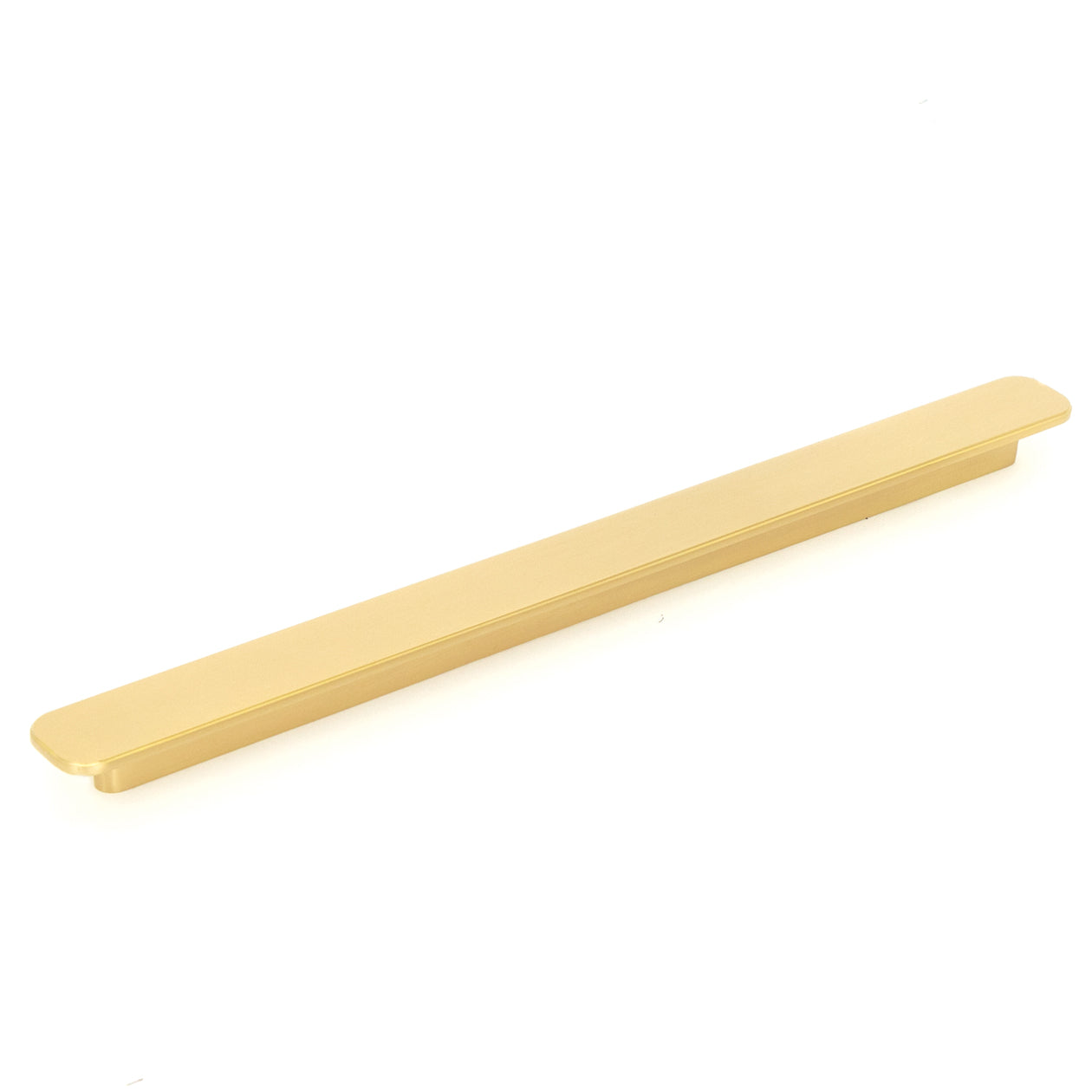 Momo Aspen cabinet pull handle in matte black finish with sleek, modern design and rounded edges.