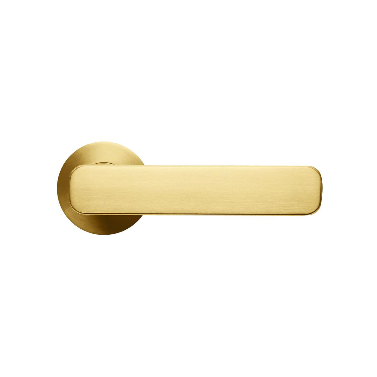 MOMO ASPEN LEVER HANDLE SET BRUSHED SATIN BRASS in Brushed Satin Brass