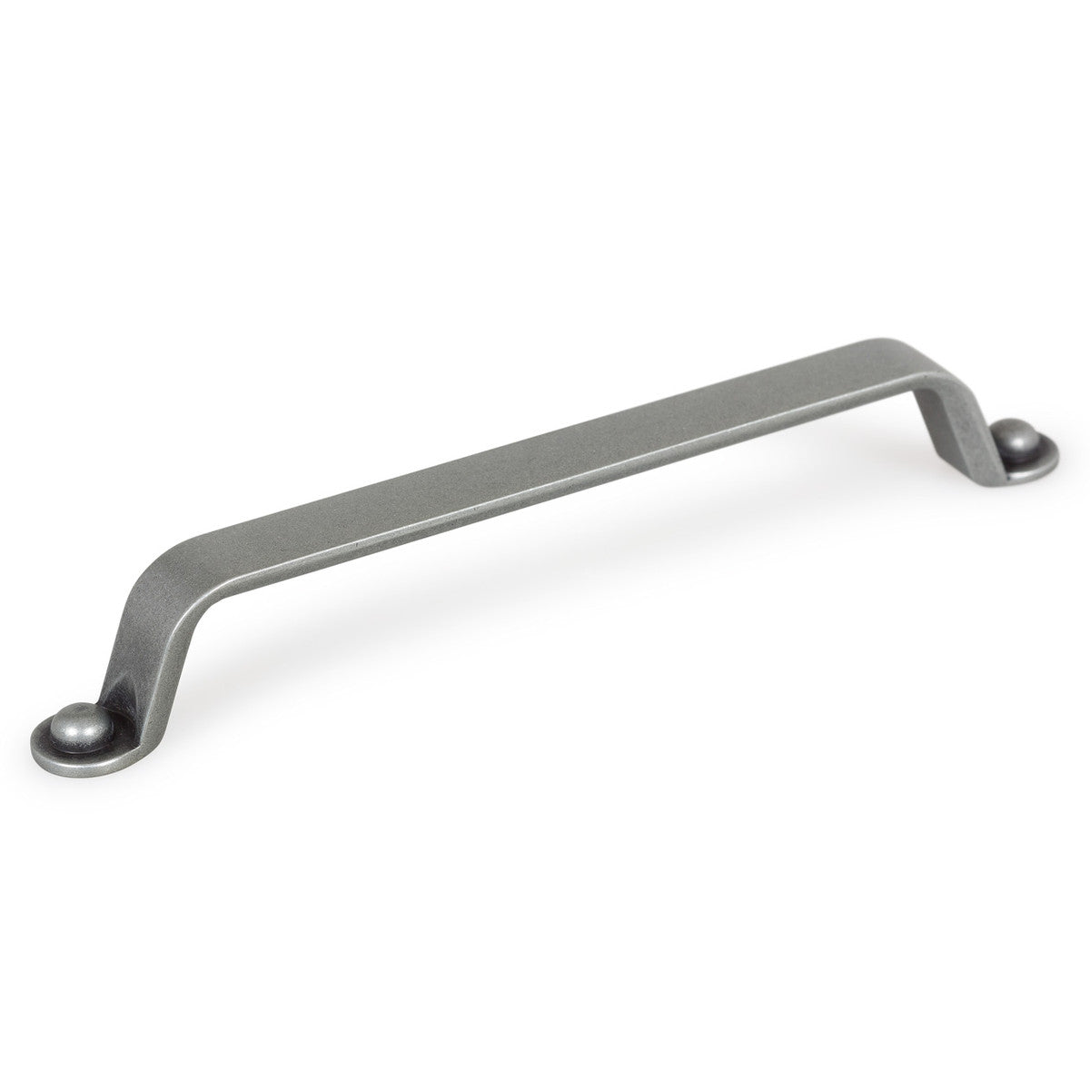 BUTTON D HANDLE 160MM PEWTER in Pewter