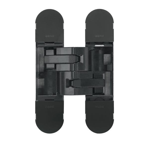 Bellevue CEAM Invisible Fully Concealed 3D Hinge - 85kg - Black / Black in Black