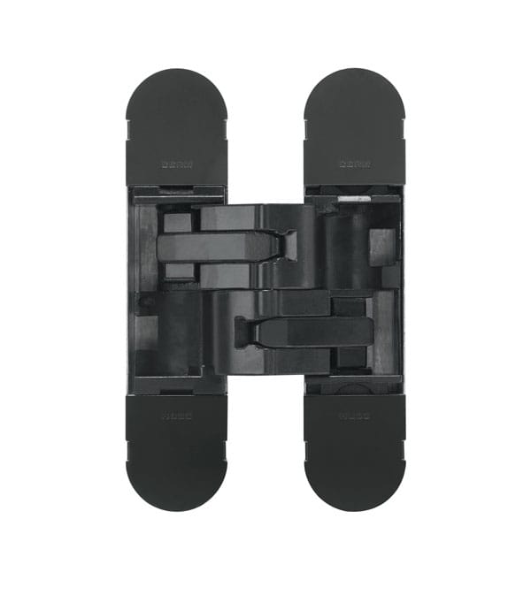 Bellevue CEAM Invisible Fully Concealed 3D Hinge - 85kg - Black / Black in Black