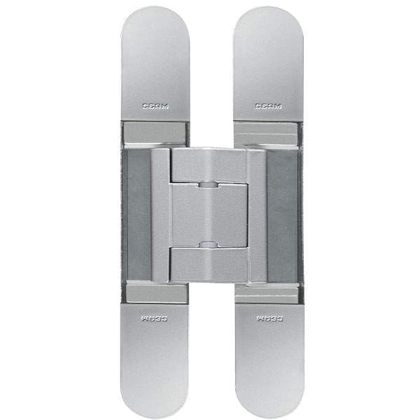 75Kg Fully Concealed 3D Hinge – Polished Chrome in Polished Chrome