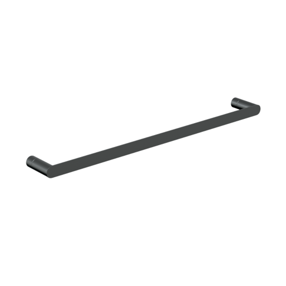 Parker: Single Towel Rail, 600mm Graphite in Graphite