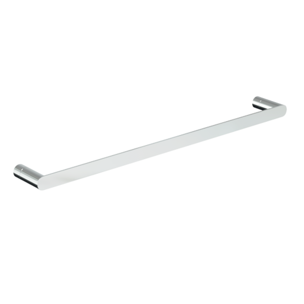 Parker: Single Towel Rail, 600mm Polished Stainless Steel in Polished Stainless Steel