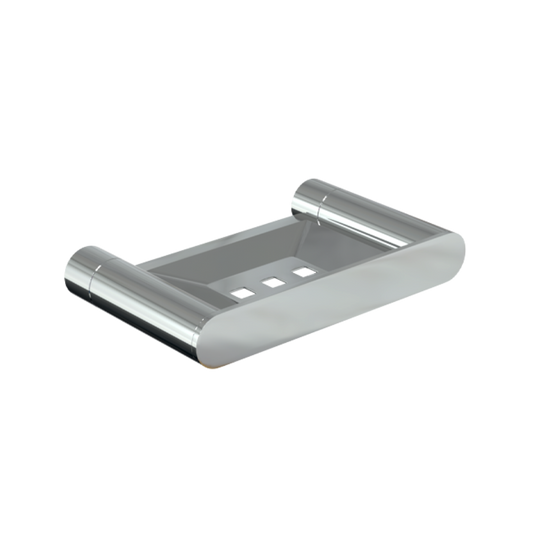 Parker: Soap Dish Polished Stainless Steel in Polished Stainless Steel