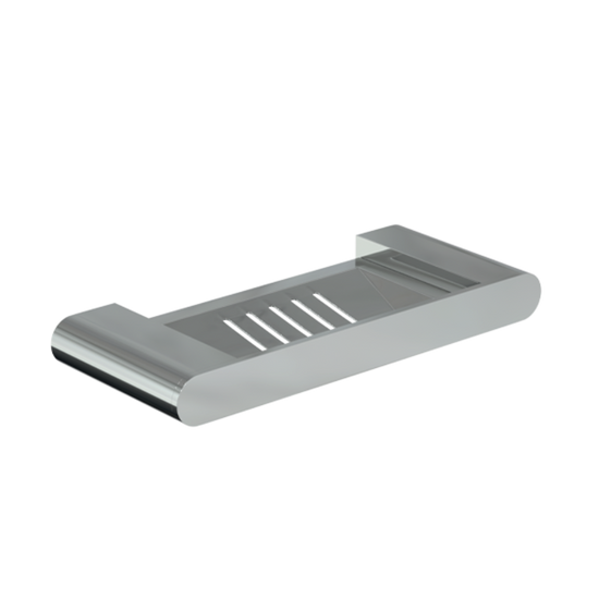 Serenity: Soap Dish Polished Stainless Steel in Polished Stainless Steel