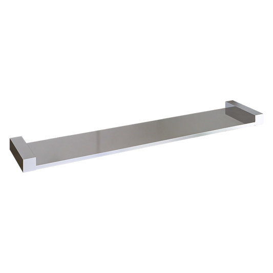 Paterson Square Shower Shelf 450mm PSS in Polished Stainless Steel