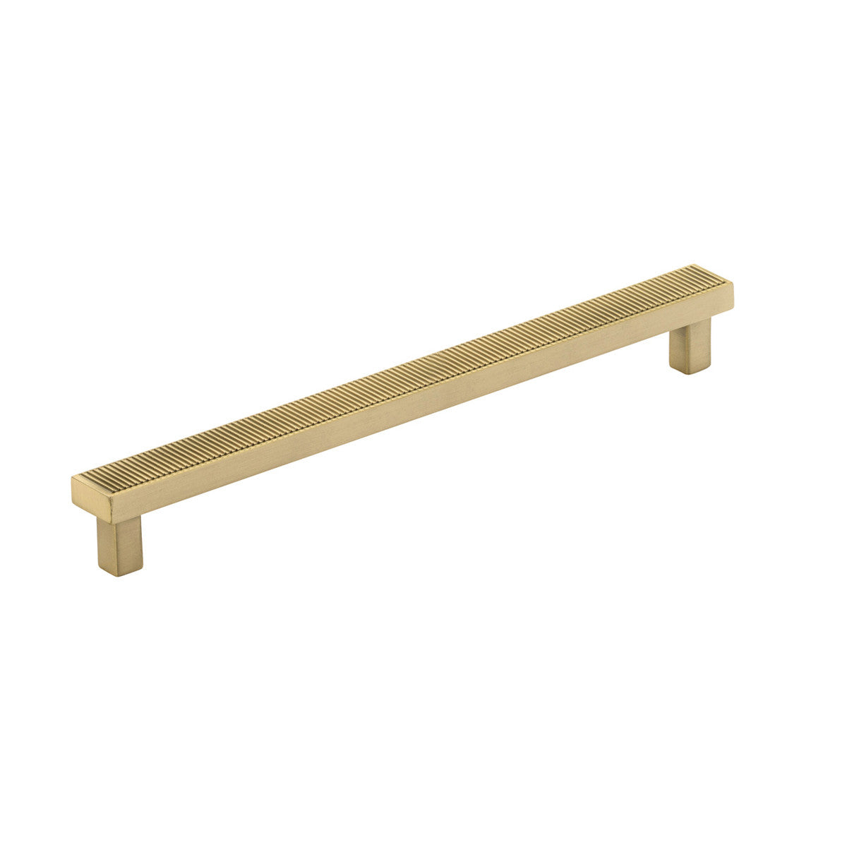 Momo Barrington bar cabinet pull handle in matte bronze with sleek, modern design for furniture drawer or door.