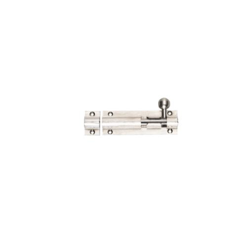 Brushed Nickel Straight Barrel Bolt, 150 x 31mm in Brushed Nickel