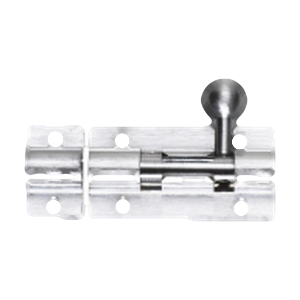 Zanda Straight Barrel Bolt - 150mm — Satin Chrome