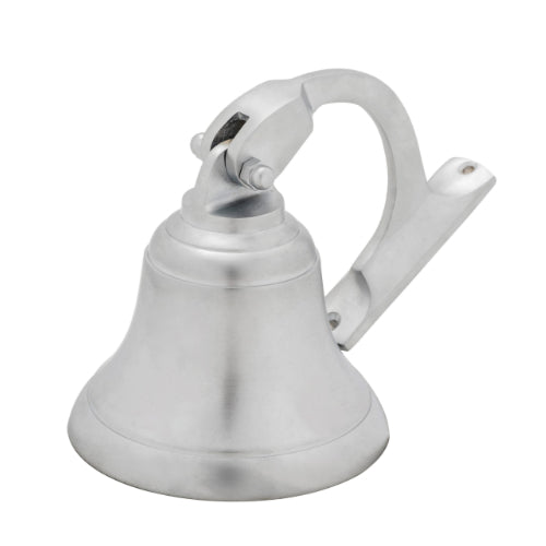 Ships Bell Satin Chrome D100mm in Satin Chrome