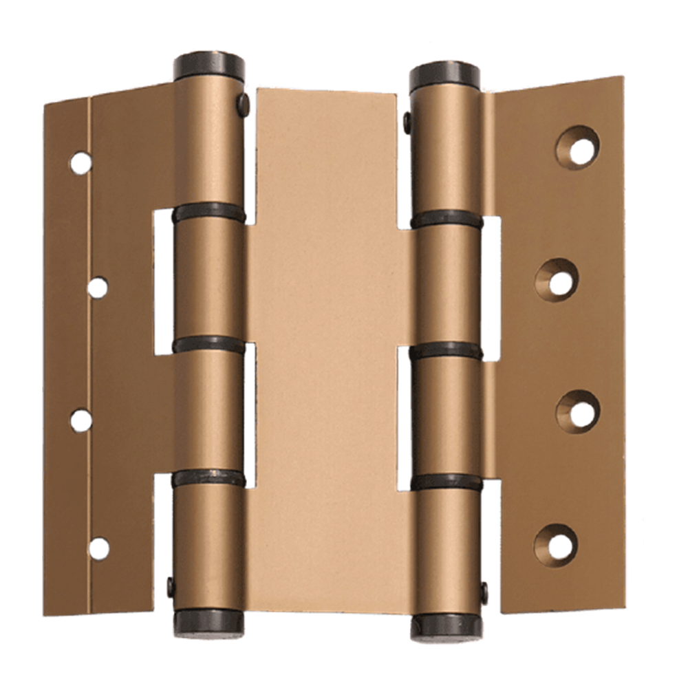 Justor DA120 Spring Hinge: BRZ in Bronze Anodised