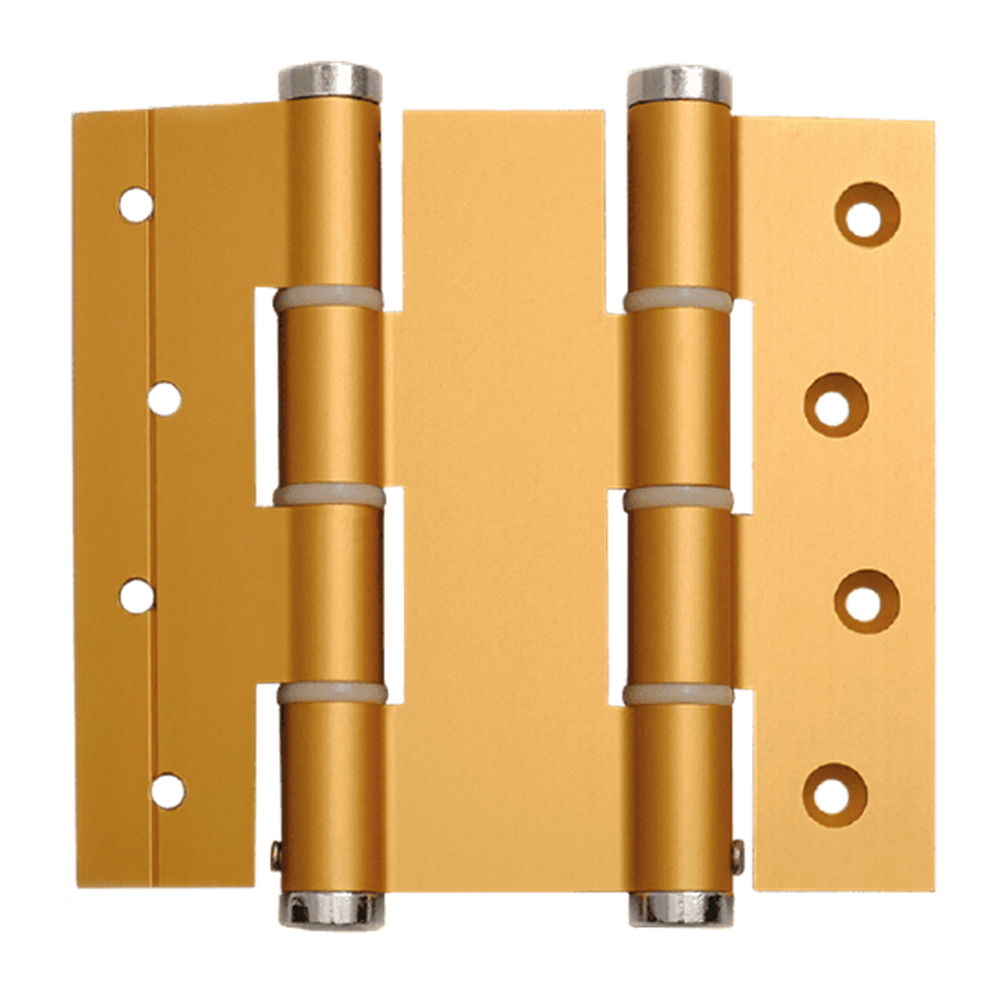 Justor DA120 Spring Hinge: GLD in Gold Anodised