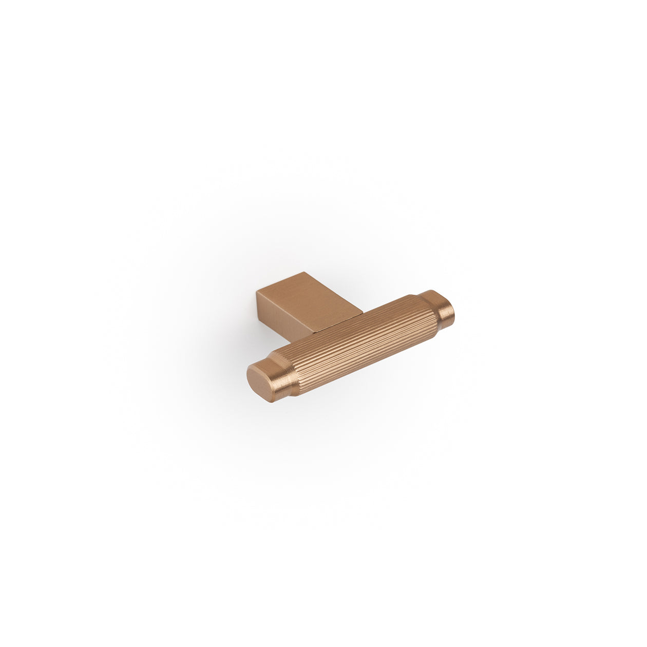 MOMO BROOKLYN T KNOB BRUSHED DARK BRASS in Brushed Dark Brass