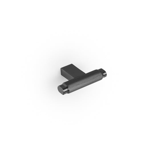 MOMO BROOKLYN T KNOB BLACK TITANIUM in Black Titanium