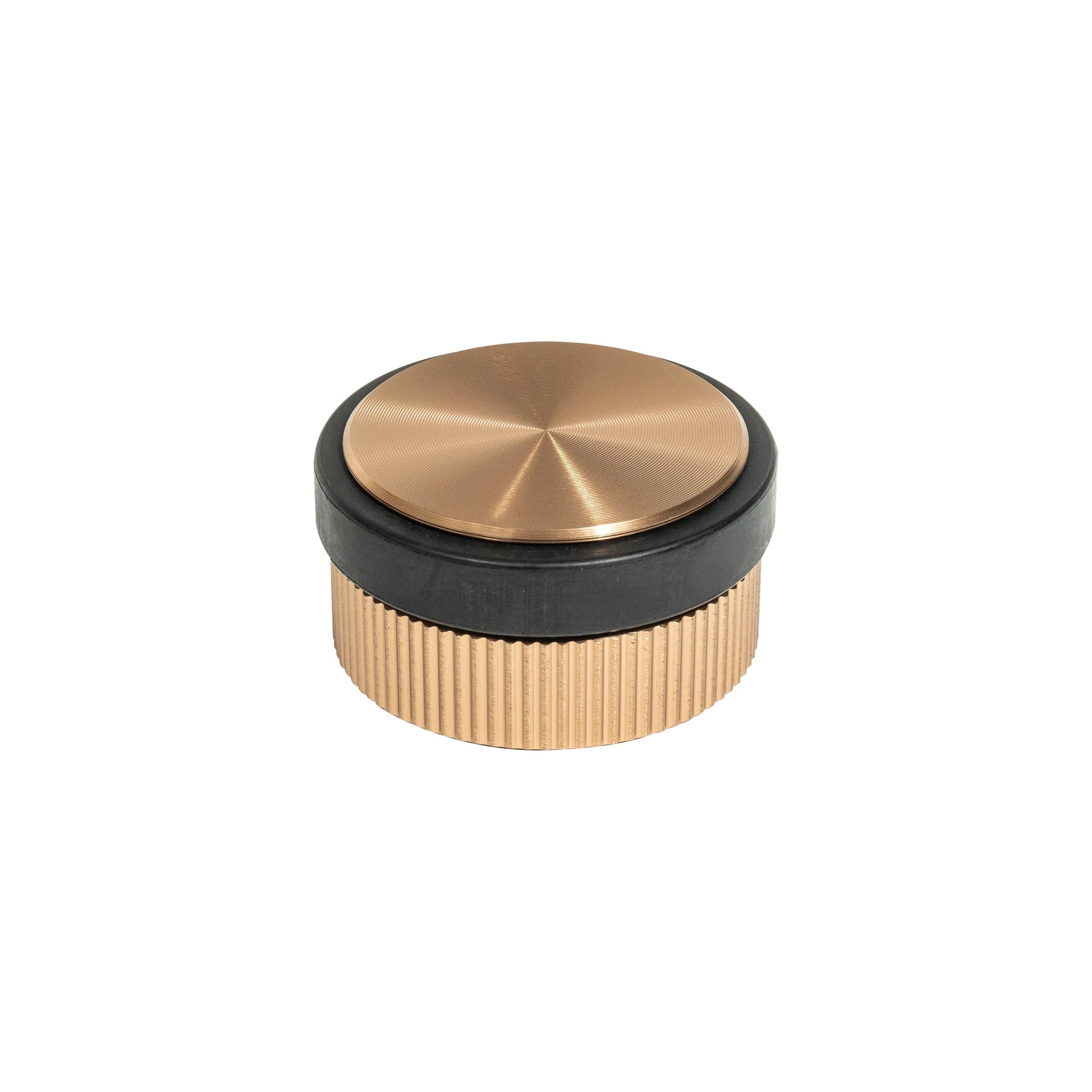 MOMO HANDLES BROOKLYN DOOR STOP 62MM BRUSHED DARK BRASS in Brushed Dark Brass