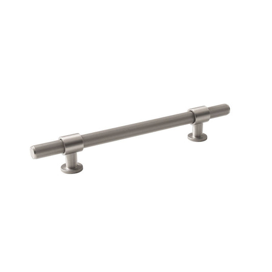 MOMO BELGRAVIA LINED 160MM SOLID BRASS BAR PULL DULL BRUSHED NICKEL in Dull Brushed Nickel