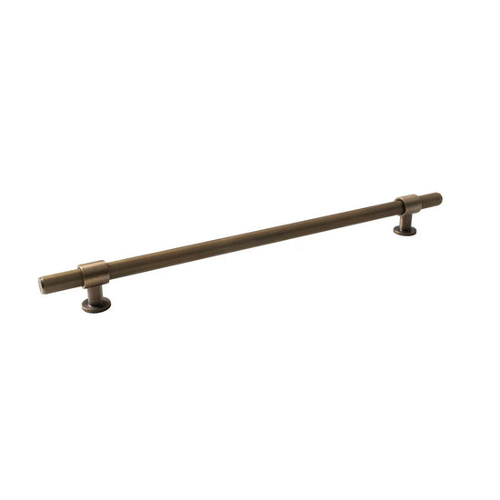 MOMO BELGRAVIA LINED 320MM SOLID BRASS BAR PULL DARK BRUSHED BRASS in Dark Brushed Brass
