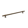 MOMO BELGRAVIA LINED 320MM SOLID BRASS BAR PULL DARK BRUSHED BRASS in Dark Brushed Brass