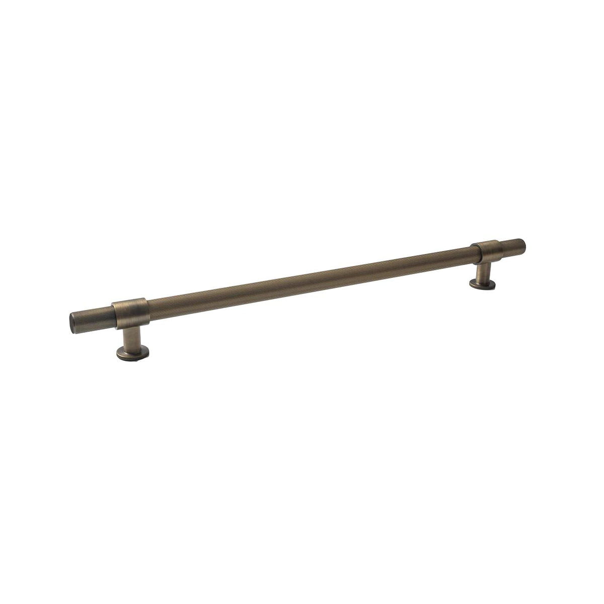 MOMO BELGRAVIA LINED DOOR PULL WITH BACK TO BACK FIXING 416MM DARK BRUSHED BRASS in Dark Brushed Brass