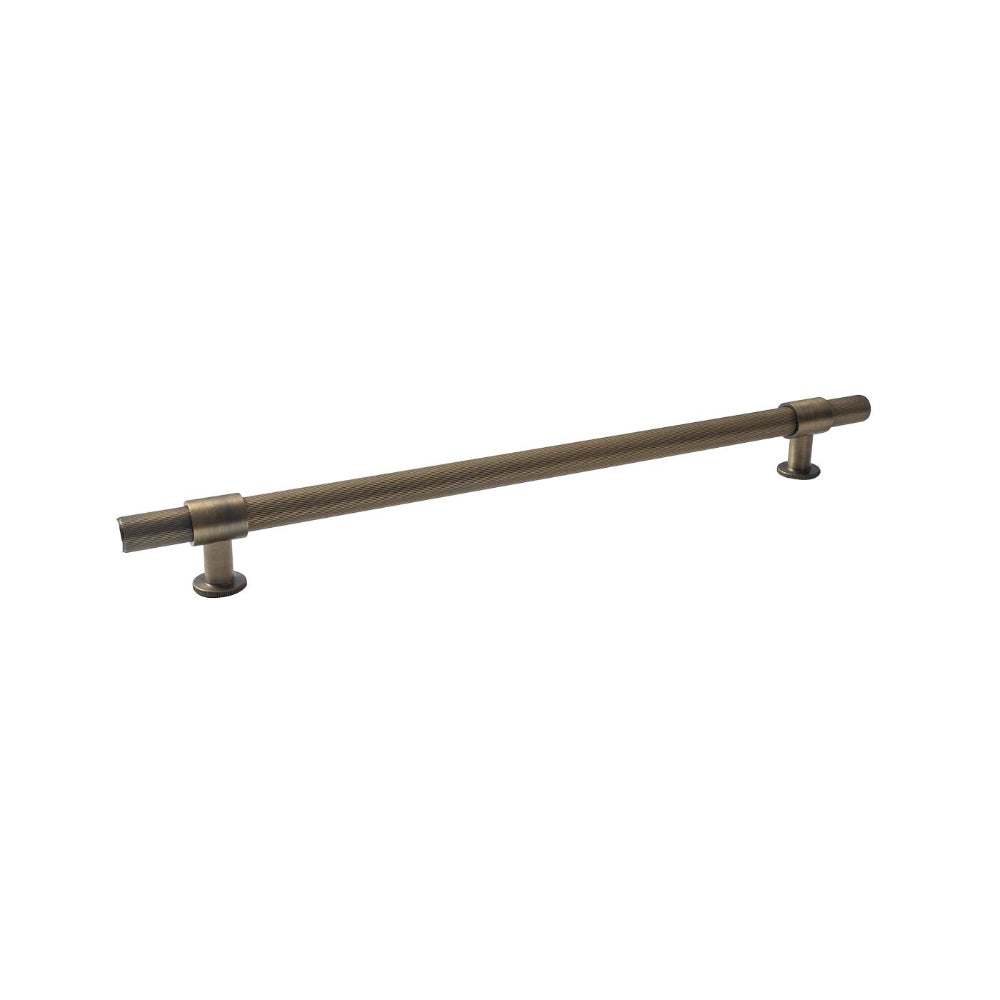 MOMO BELGRAVIA LINED 416MM SOLID BRASS APPLIANCE PULL DARK BRUSHED BRASS in Dark Brushed Brass