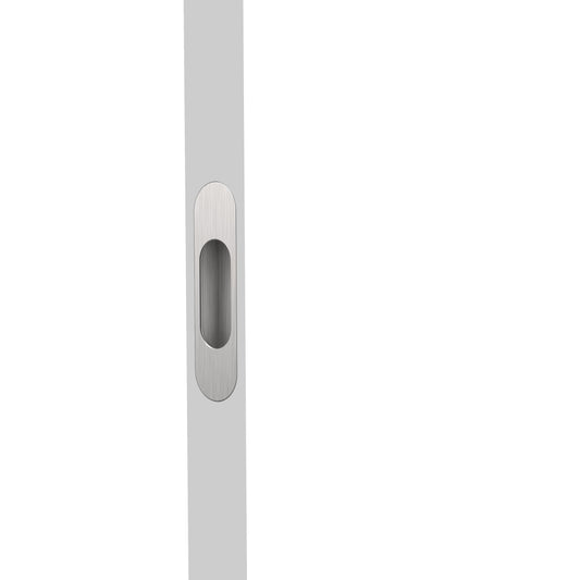Mardeco radius end pull (each)Box PackBrushed NickelOverall: 96Hx26WOpening: 47Hx18WOverall depth 12mmFace depth 2mm in Brushed Nickel