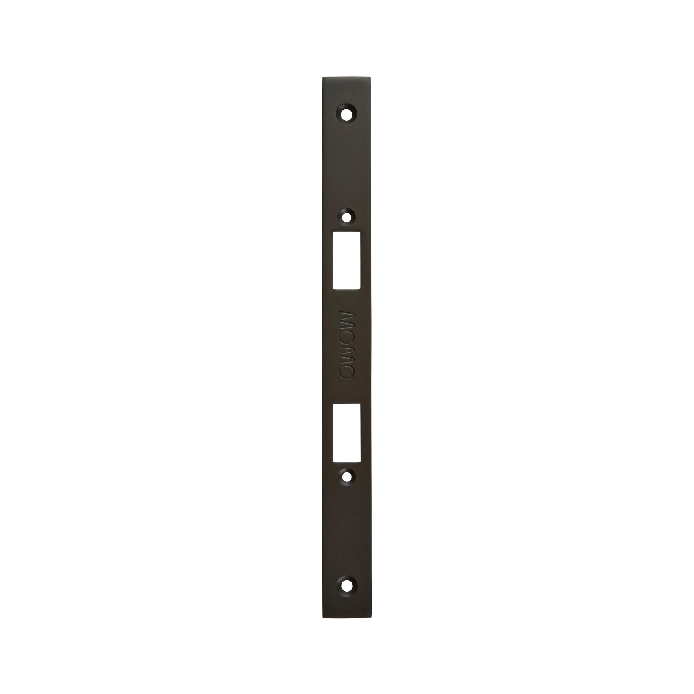 MOMO MORTICE LOCK FOREND PLATE FOR USE WITH EURO CYLINDER DARK BRONZE in Dark Bronze
