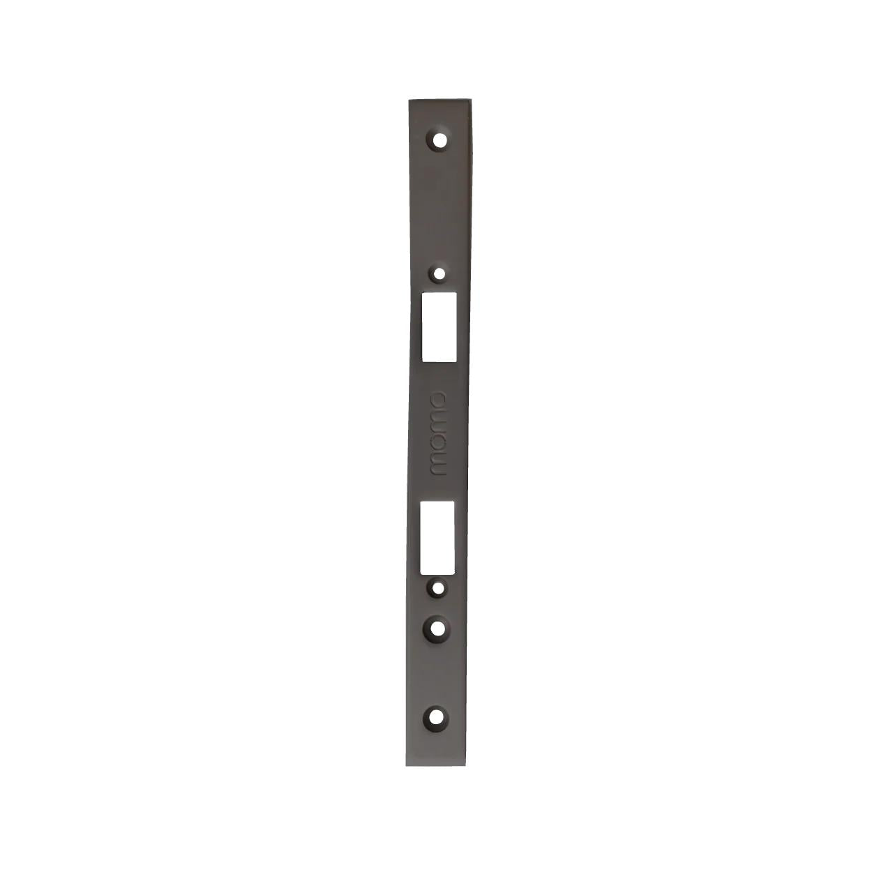 MOMO HANDLES MORTICE LOCK FOREND PLATE FOR USE WITH EURO CYLINDER GUNMETAL in Gun Metal