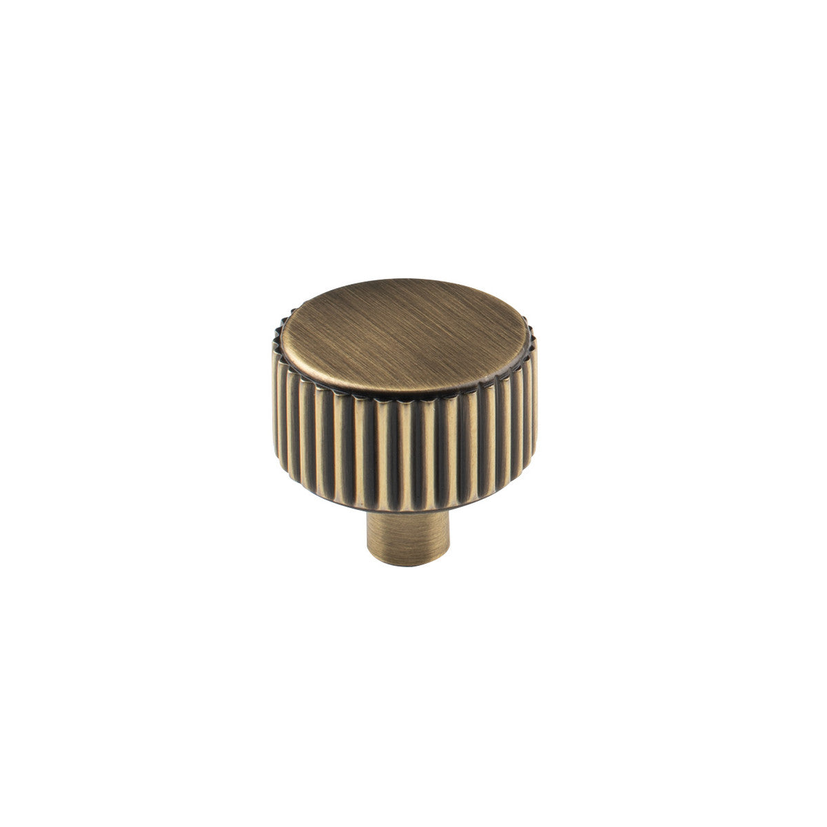 Momo Barrington cabinet knob in dark bronze finish, featuring a rounded design and decorative details for furniture hardware.