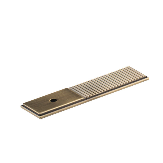 BARRINGTON BACKPLATE TO SUIT KNOB DARK BRUSHED BRASS in Dark Brushed Brass