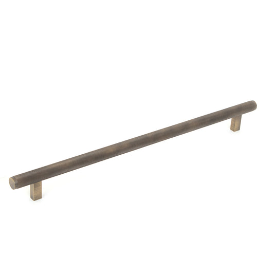BELLEVUE 416MM SOLID BRASS KNURLED APPLIANCE PULL DARK BRUSHED BRASS in Dark Brushed Brass
