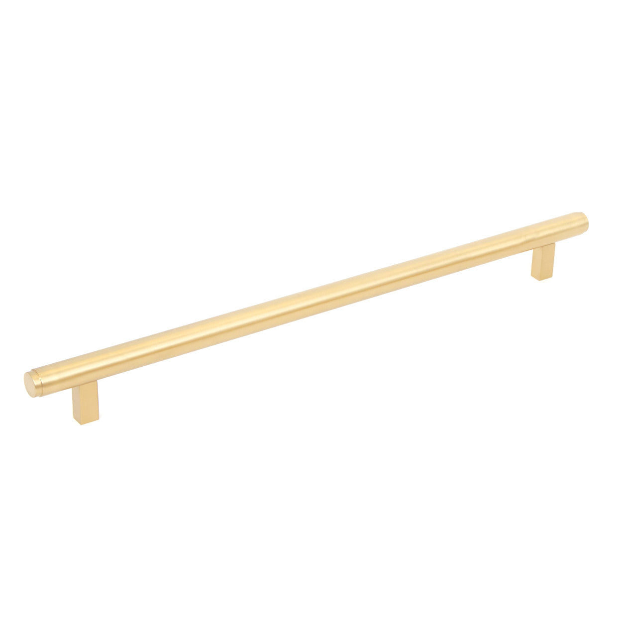 Momo Bellevue plain appliance pull in black finish, featuring a sleek, modern handle for kitchen or appliance cabinetry.