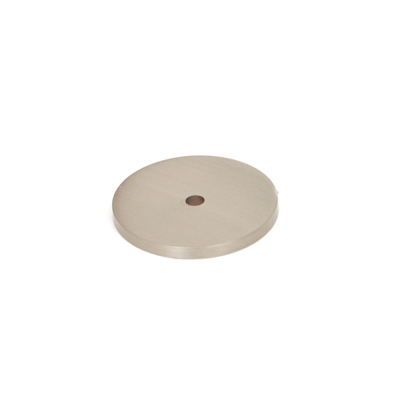 BELLEVUE 35MM SOLID BRASS PLAIN BACKPLATE DULL BRUSHED NICKEL in Dull Brushed Nickel